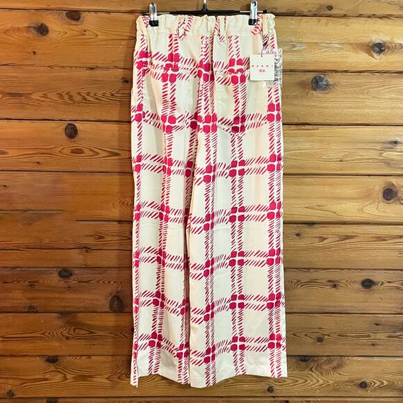 NWT Marni x Uniqlo Drape Relaxed Wide Leg Pant Size XXS - Picture 3 of 7